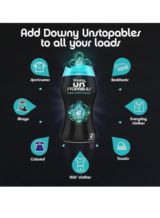 Downy Unstopables In Wash Freshness And Scent Booster Beads Fresh Scent 1.13 Kg Blue - Image 4